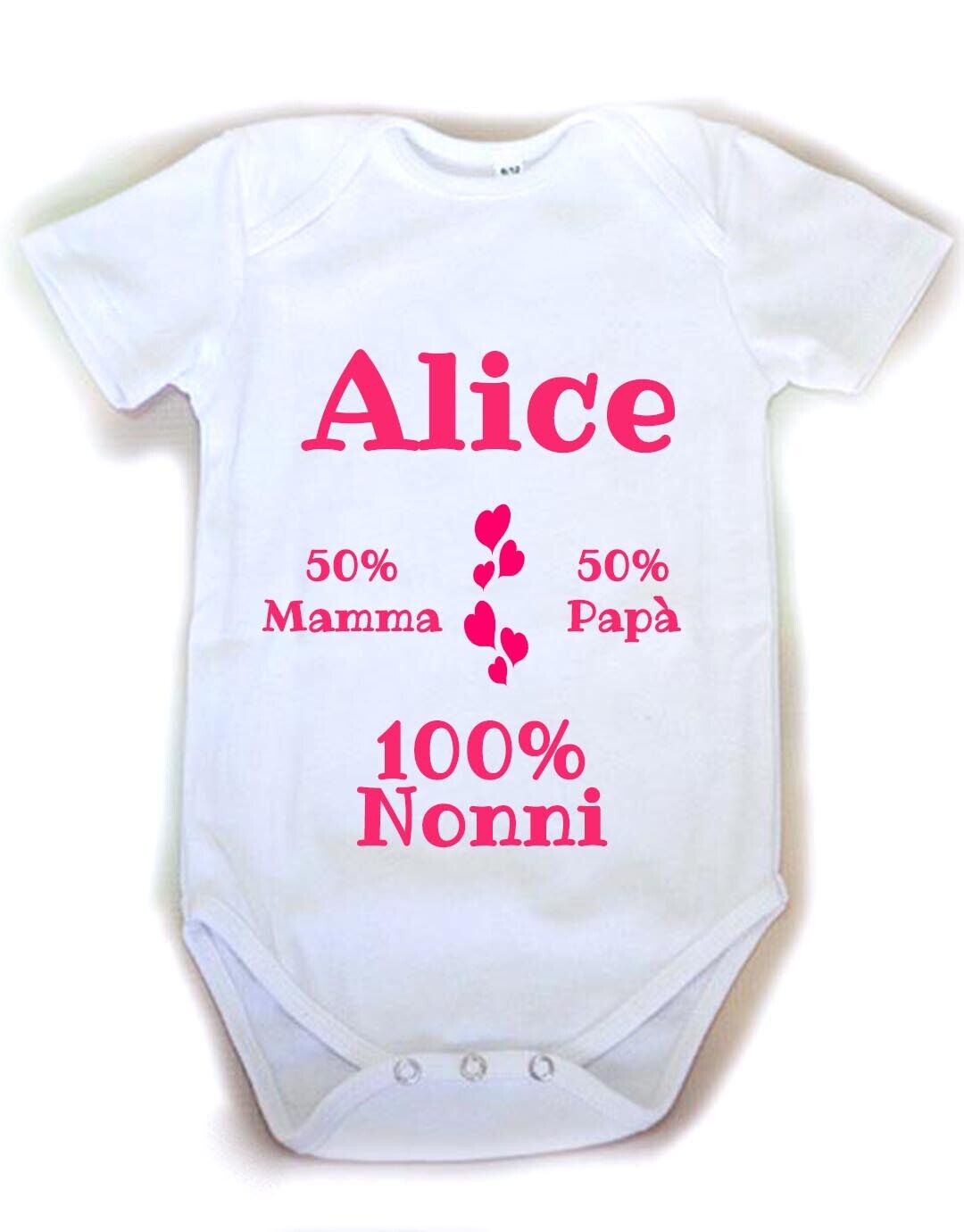 Body neonato 100% Amore dei nonni
