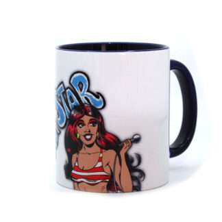 ROCK STAR pinball mug